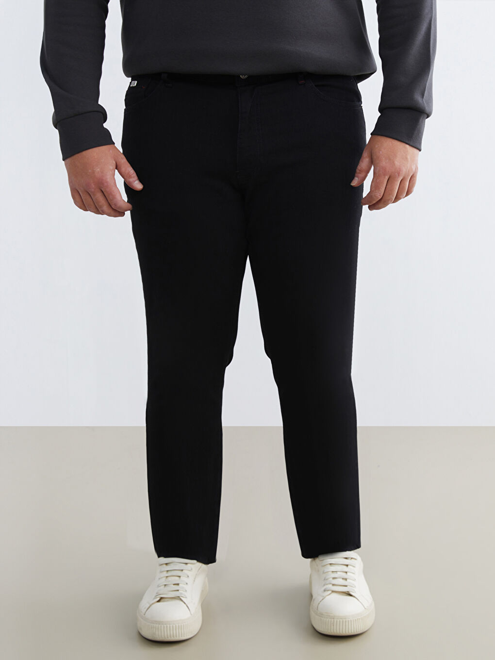 Siyah 750 Slim Fit Erkek Jean Pantolon-1