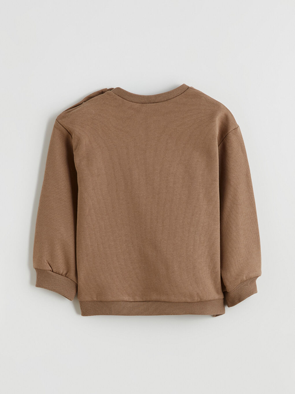 Kahverengi Baskılı Erkek Bebek Sweatshirt ve Eşofman Altı-4