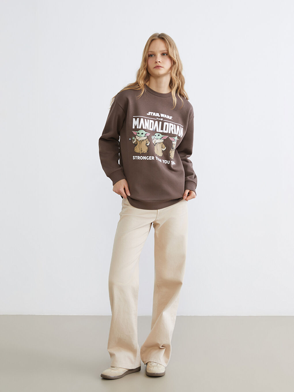 Әйелдер қоңыр Свитшот-1