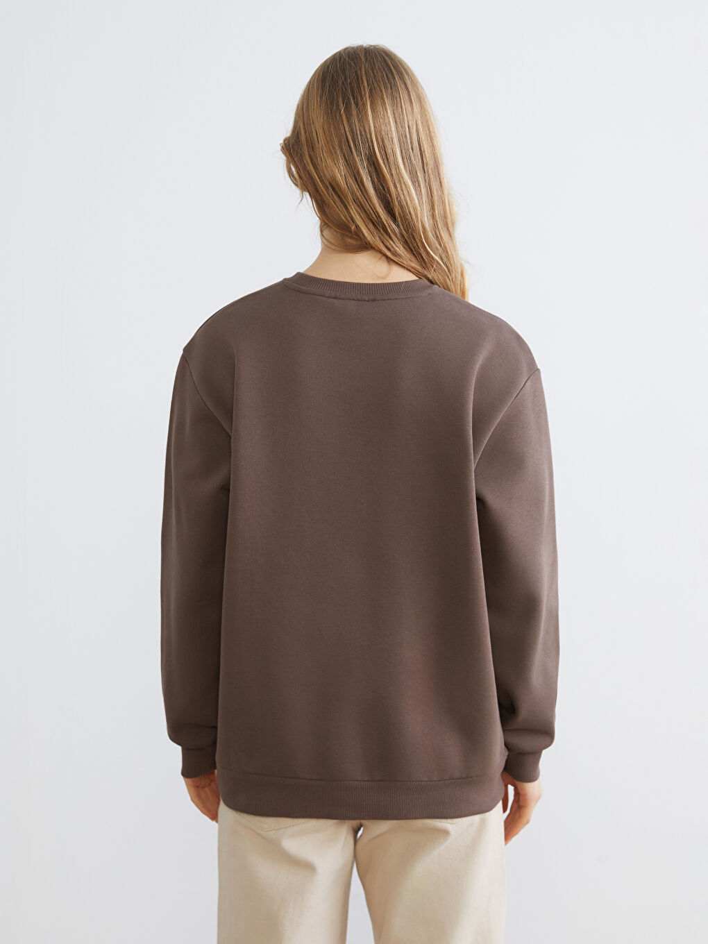 Әйелдер қоңыр Свитшот-3