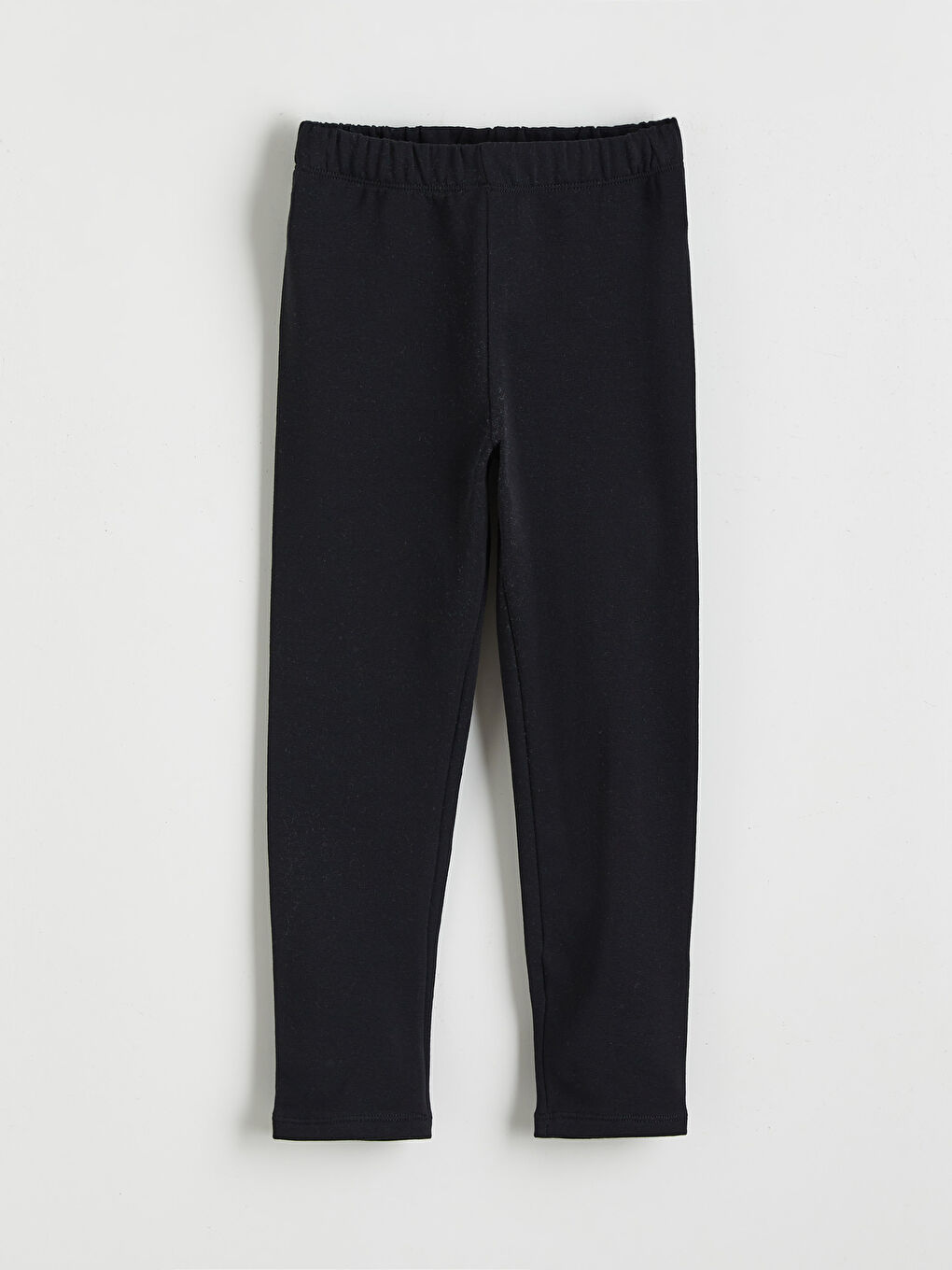 Siyah Beli Lastikli Kız Çocuk Tayt