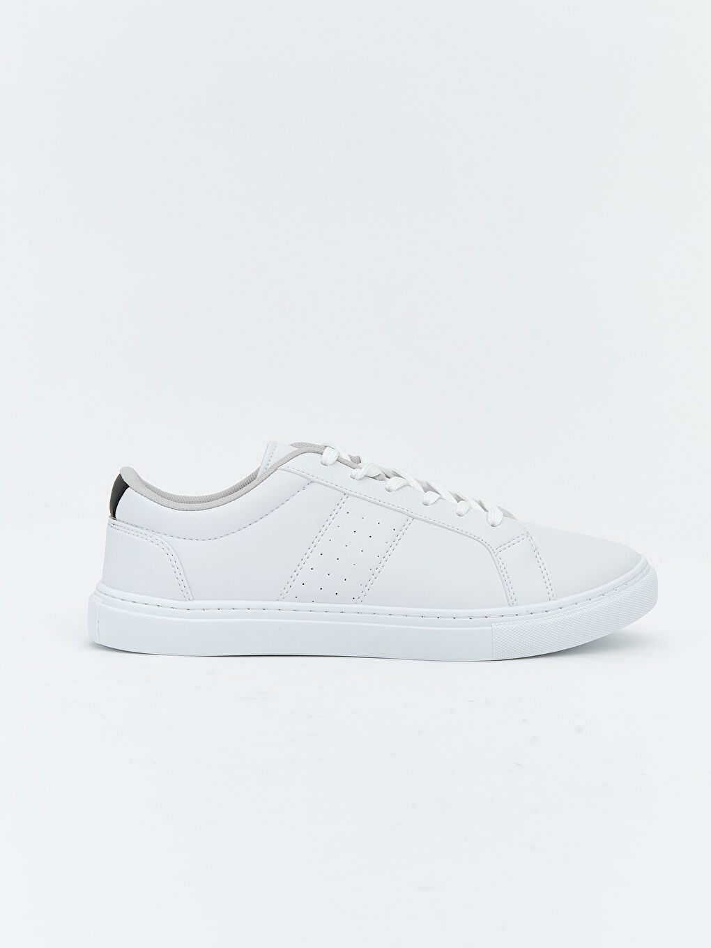 Beyaz Bağcıklı Erkek Spor Ayakkabı-1