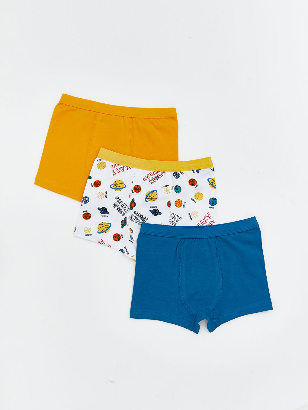 Printed Boys' Boxer Trunks 3-Pack