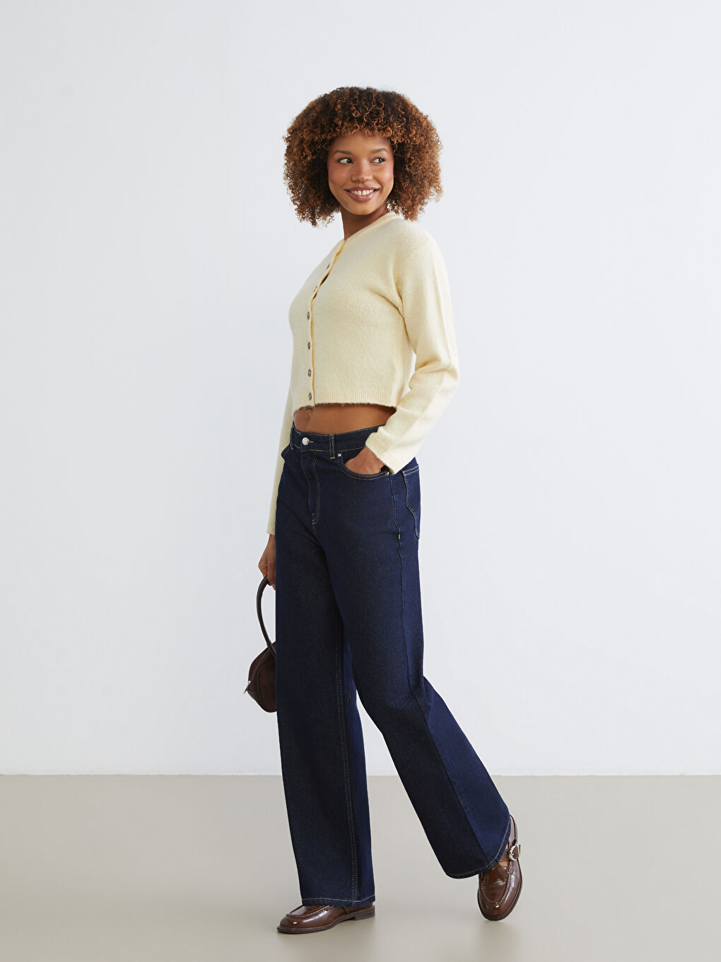 Jeans für Damen mit weitem Bein