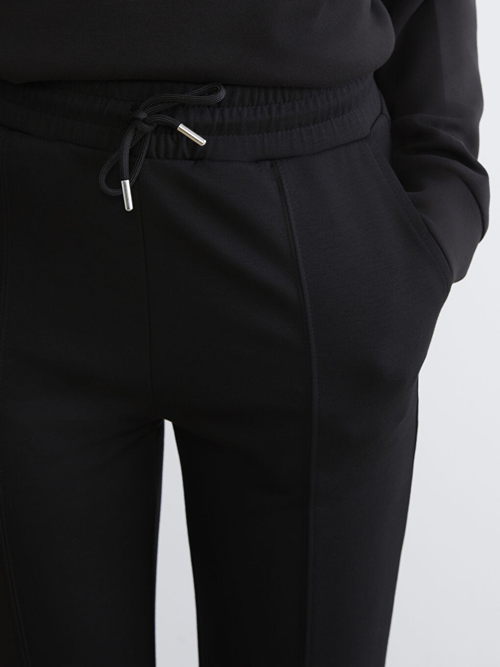 Elasticated Waist Women's Jogger Sweatpants-2