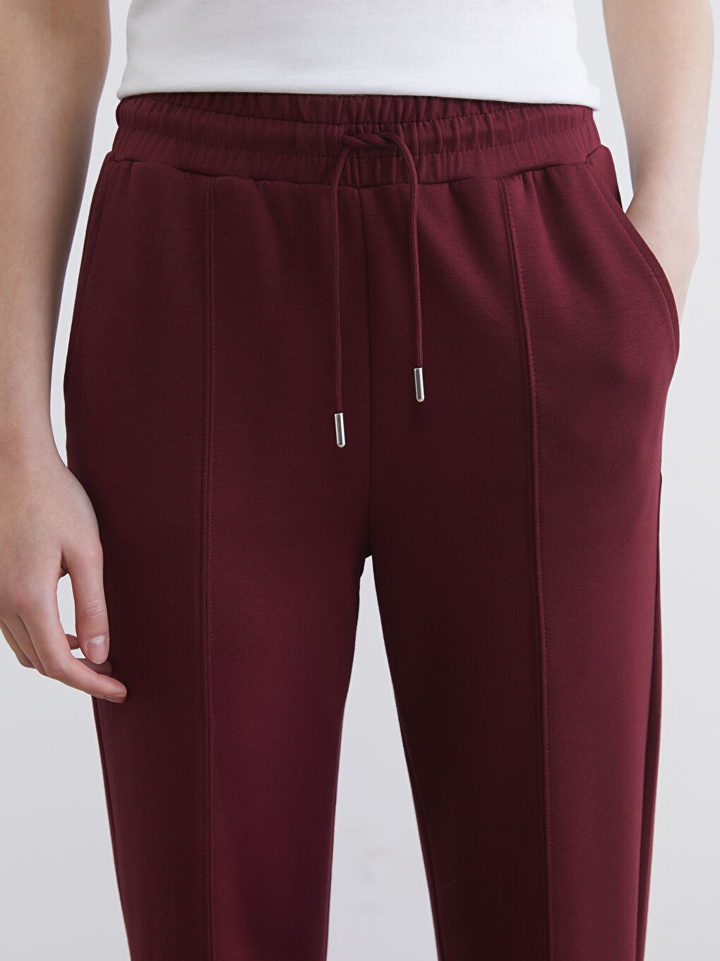 بنطال رياضي بخصر مطاطي للسيدات-2