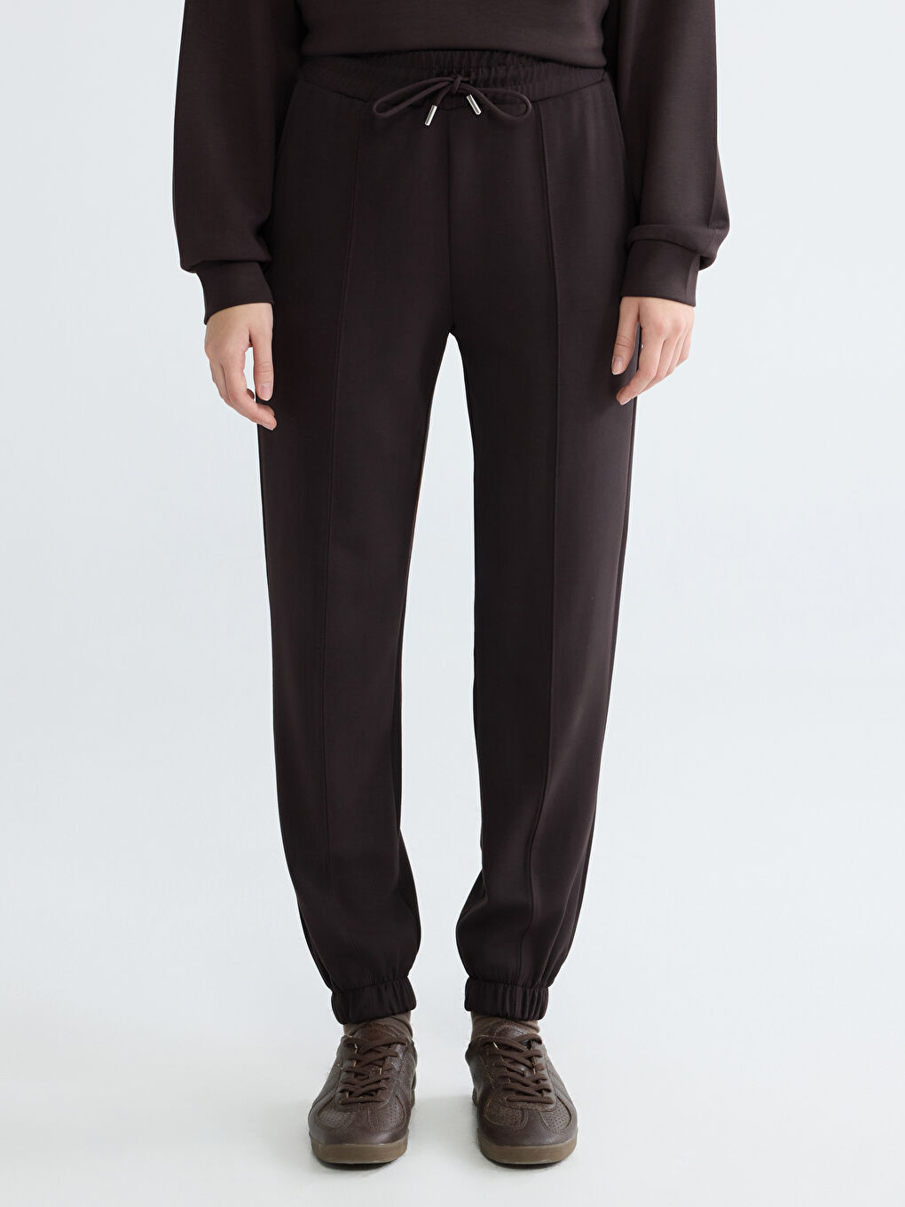 Elasticated Waist Women's Jogger Sweatpants-1