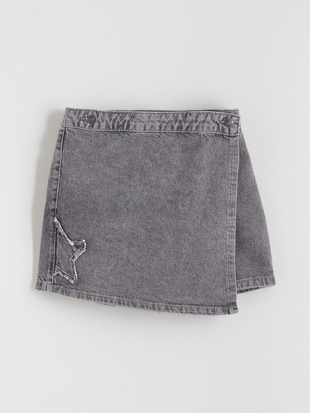 Karışık Kız Çocuk Jean Şort Etek