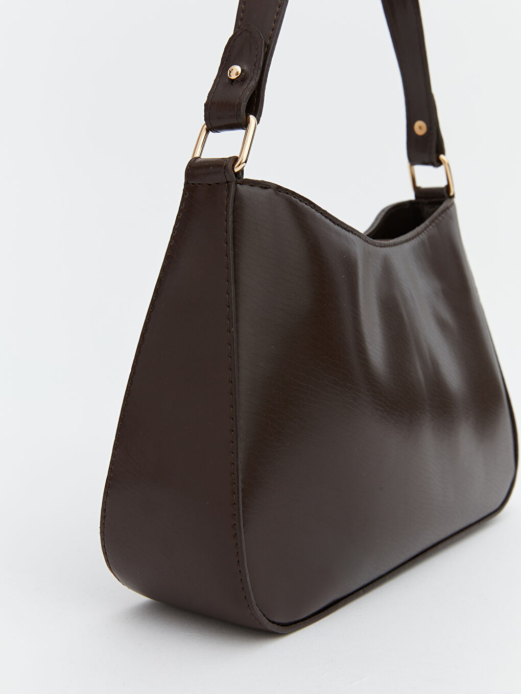 Kahverengi Çıkarılabilir Askılı Kadın Omuz Çantası-3