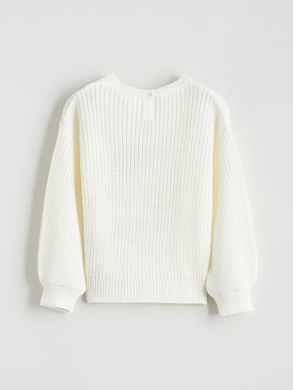 Девочки экрю Свитер-2