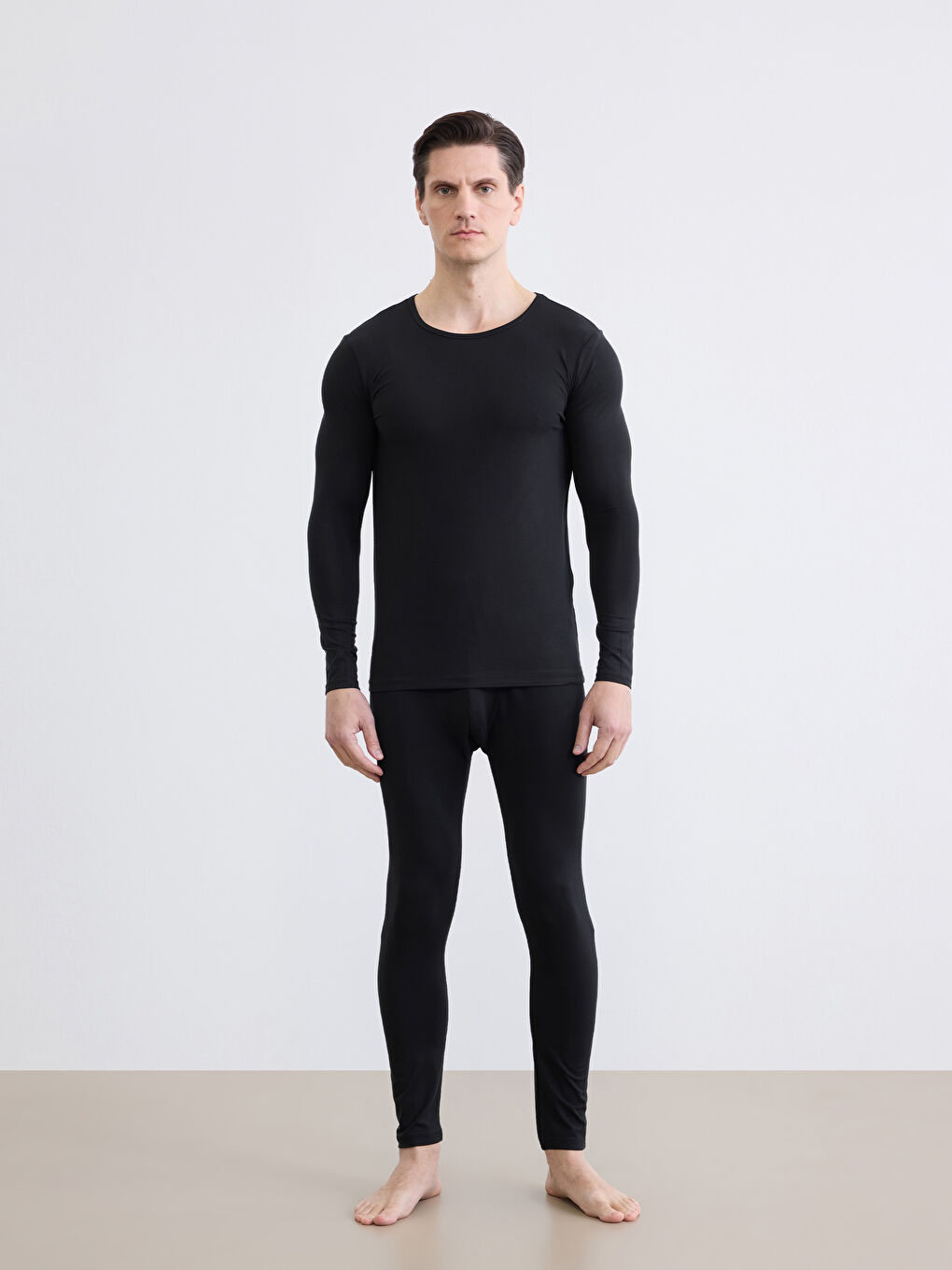 Siyah Standart Kalıp Termal Alt İçlik