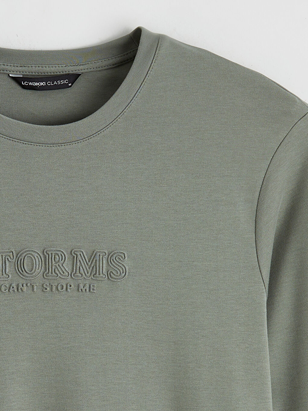 Crew Neck Long Sleeve Printed Men's T-Shirt-5