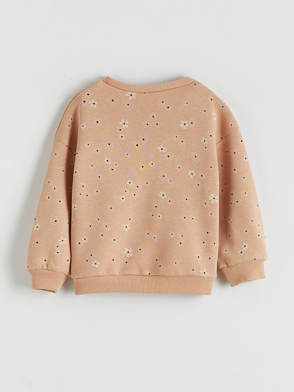 Crew Neck Girls' Sweatshirt and Pants-2