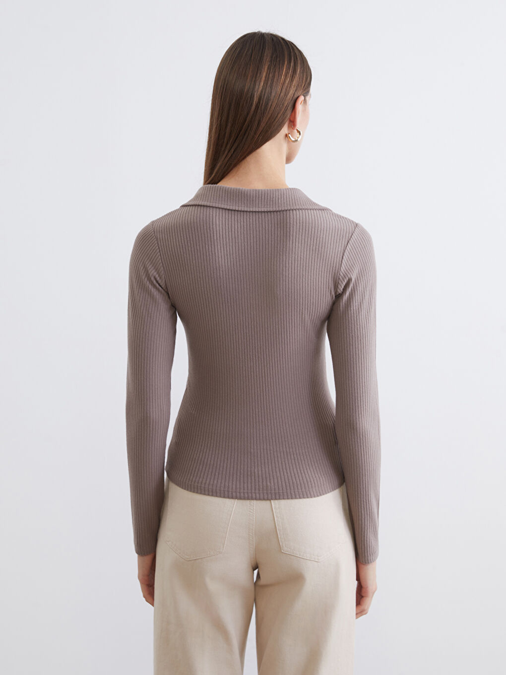 Әйелдерге арналған поло жағалы боди-3