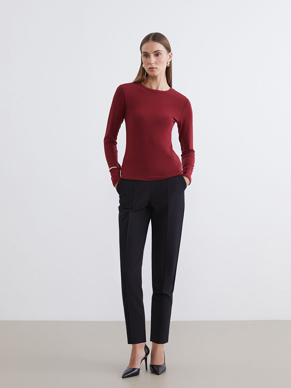 Crew Neck Women's Body-1