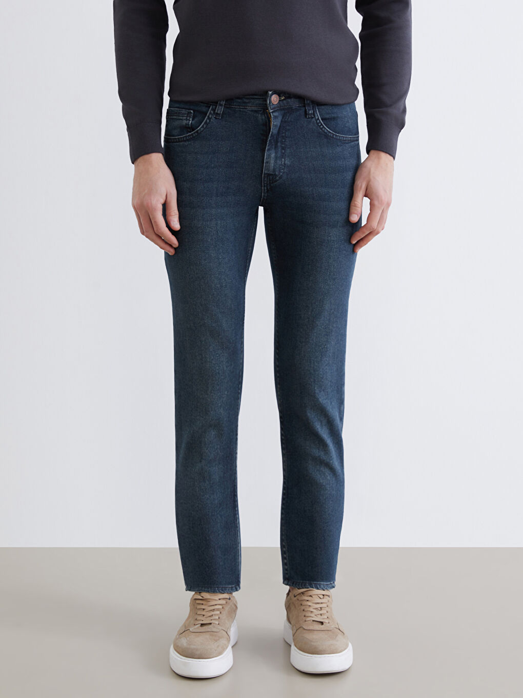 Yeşil 779 Regular Fit Erkek Jean Pantolon-1