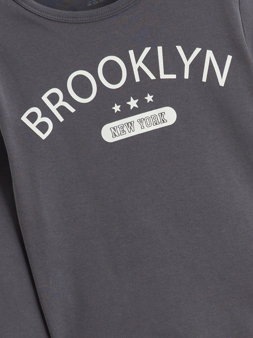 Antrasit Brooklyn Baskılı Erkek Bebek Pijama Takım-2