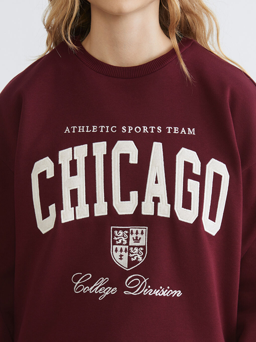 Woman BORDEAUX Sweatshirt-2