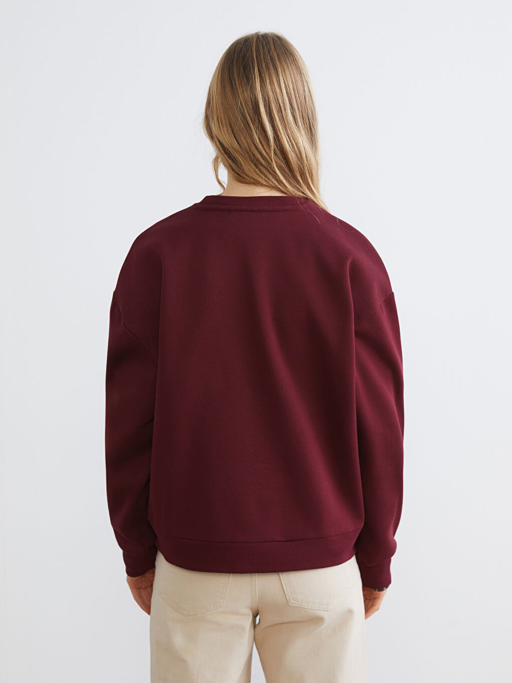 Woman BORDEAUX Sweatshirt-3