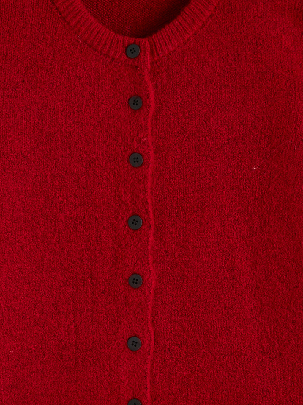 Kırmızı Bisiklet Yaka Kadın Triko Hırka-5