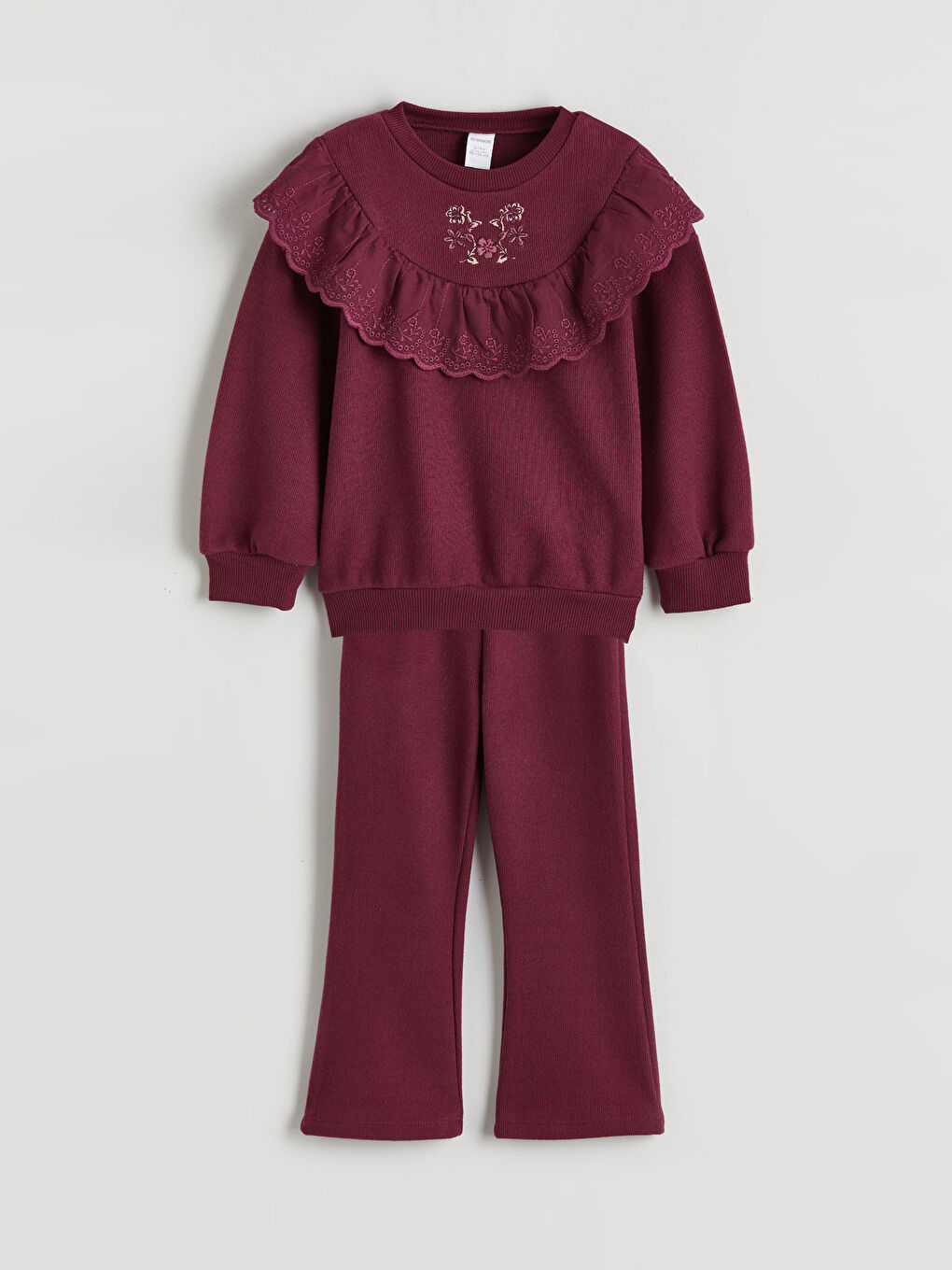 طقم بوردو فتاة