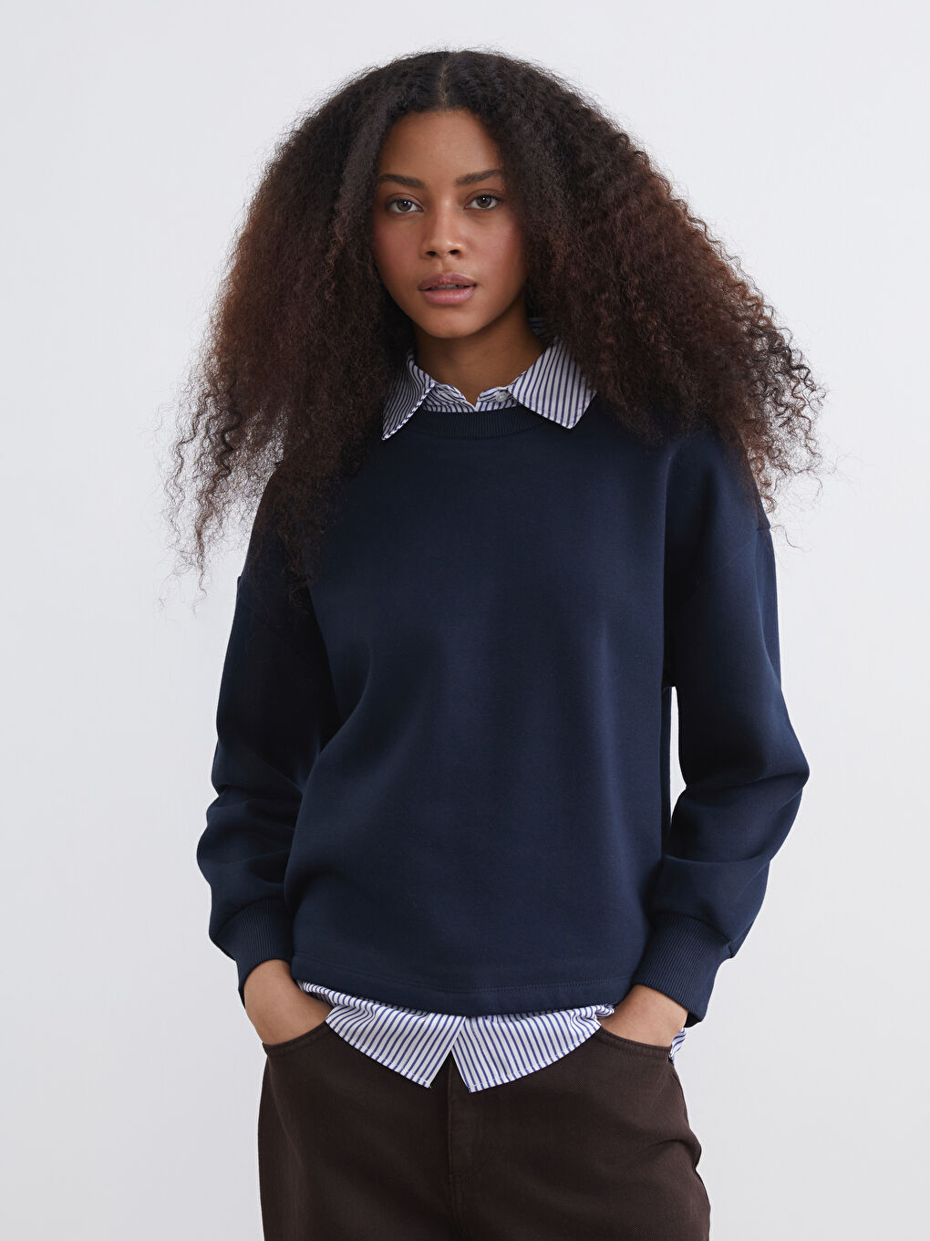 Woman NAVY Sweatshirt