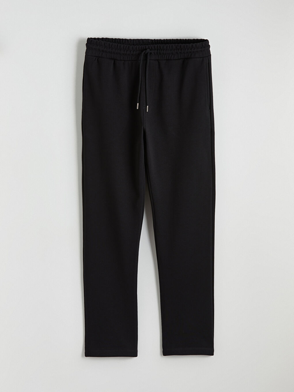 Siyah Standart Kalıp Erkek Eşofman Altı-4