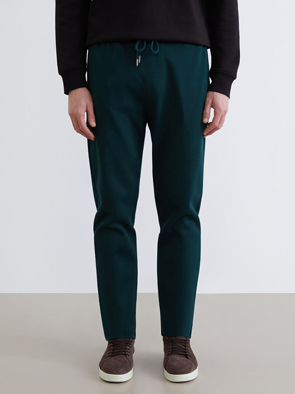 Yeşil Standart Kalıp Erkek Eşofman Altı-1