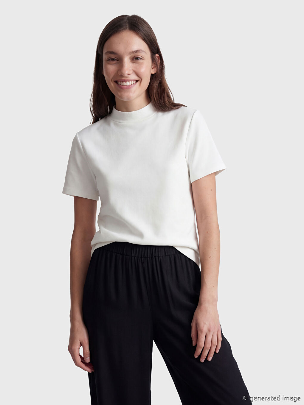 قيعان بيجاما نسائية واسعة الأرجل-1