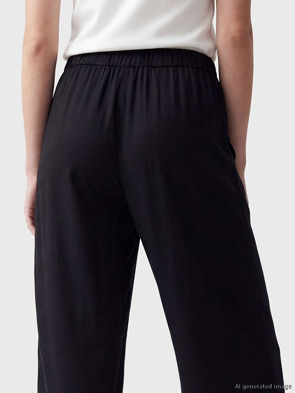 قيعان بيجاما نسائية واسعة الأرجل-3