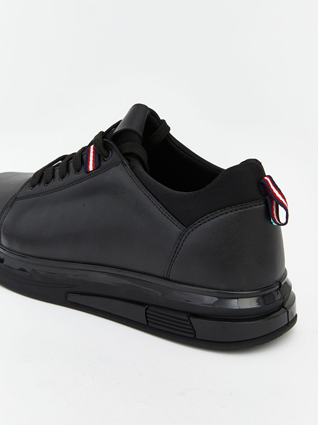 Siyah Bağcıklı Erkek Spor Ayakkabı-4