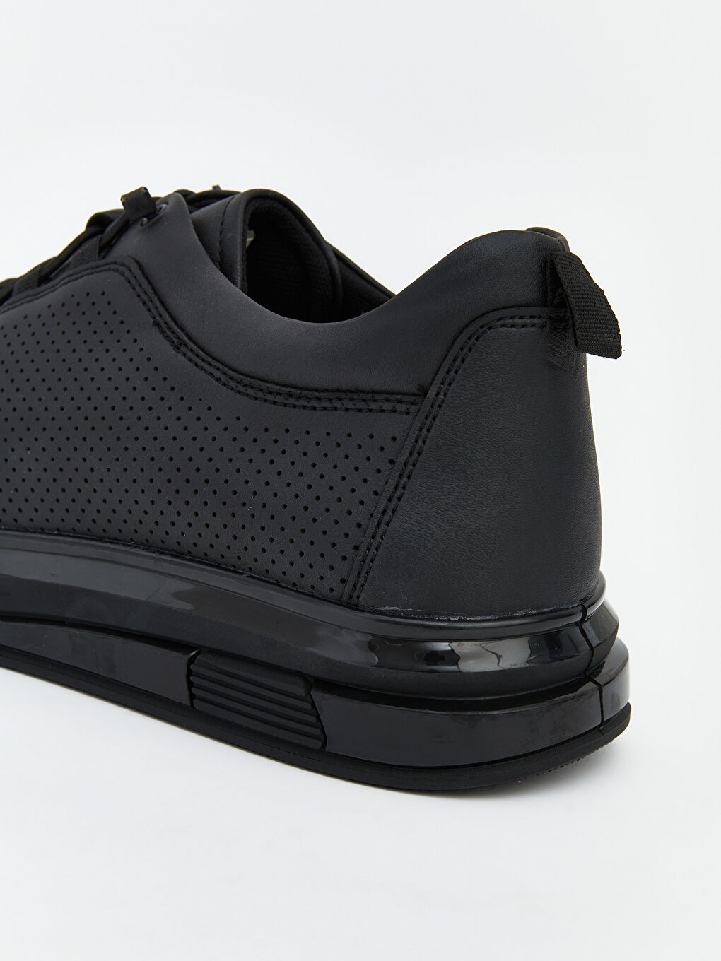 Siyah Bağcıklı Erkek Spor Ayakkabı-4