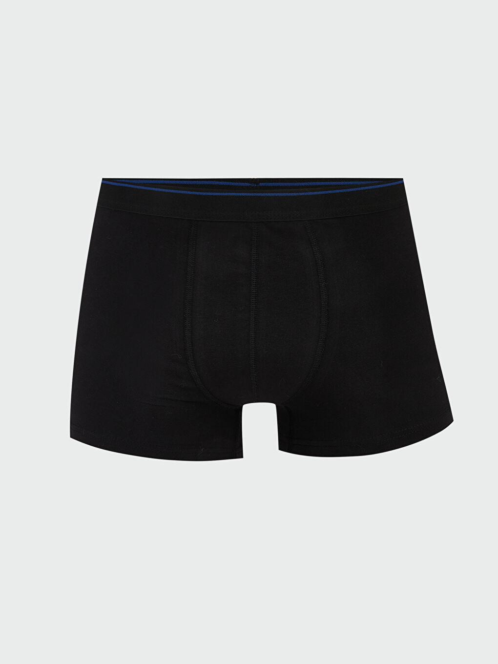 Siyah Standart Kalıp Pamuklu Esnek Erkek Boxer 3'lü-2