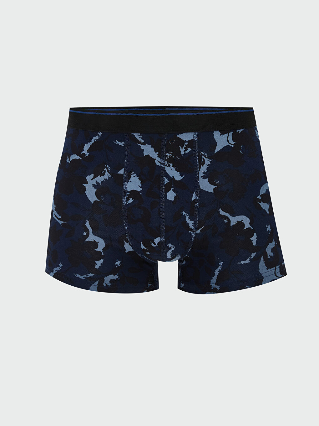 Siyah Standart Kalıp Pamuklu Esnek Erkek Boxer 3'lü-3