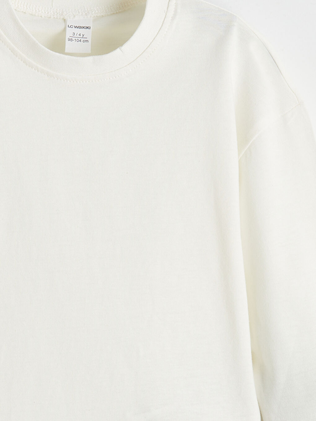 Crew Neck Basic Boys' T-Shirt-2