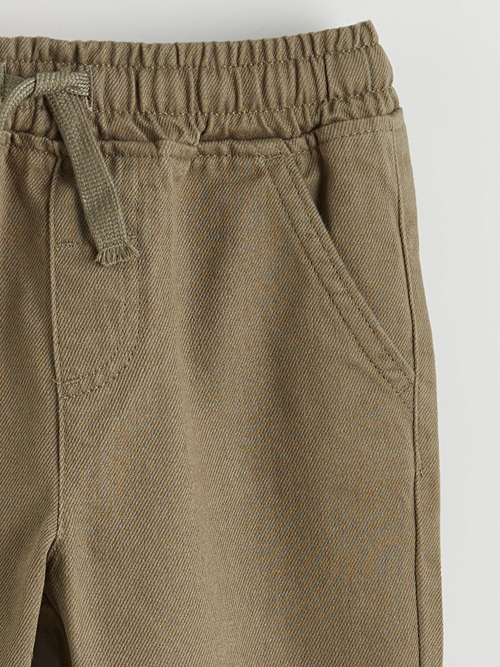 Yeşil Basic Uzun Kollu Erkek Çocuk Gömlek ve Pantolon 2'li-6