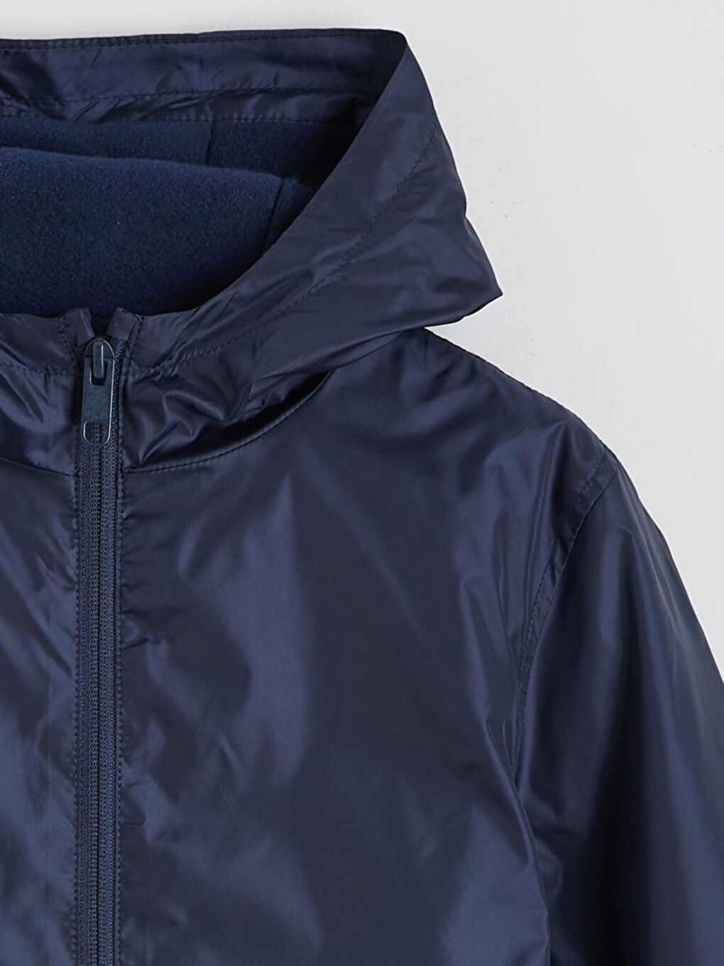 Lacivert Kapüşonlu Erkek Çocuk Mont-2