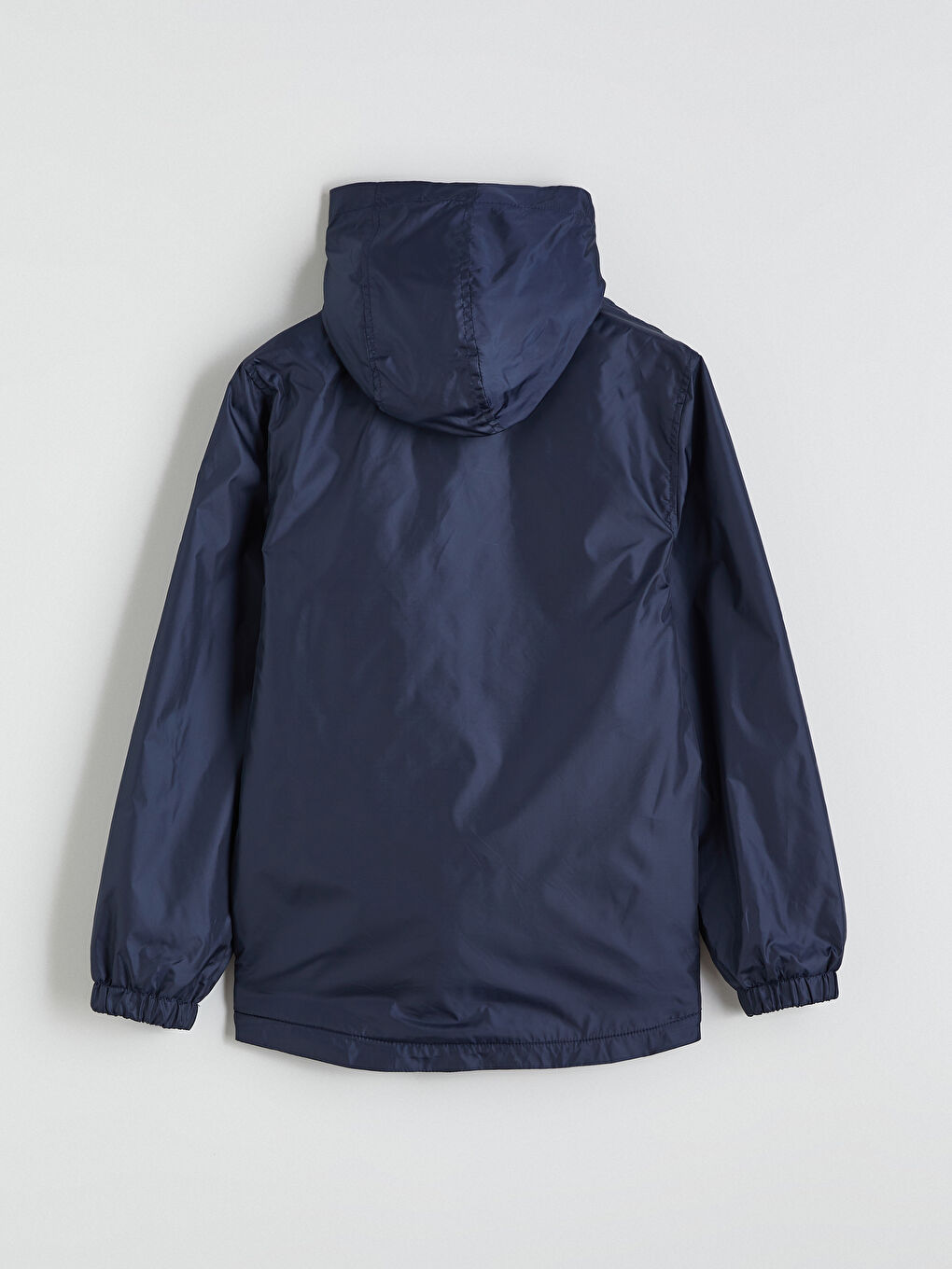 Lacivert Kapüşonlu Erkek Çocuk Mont-3