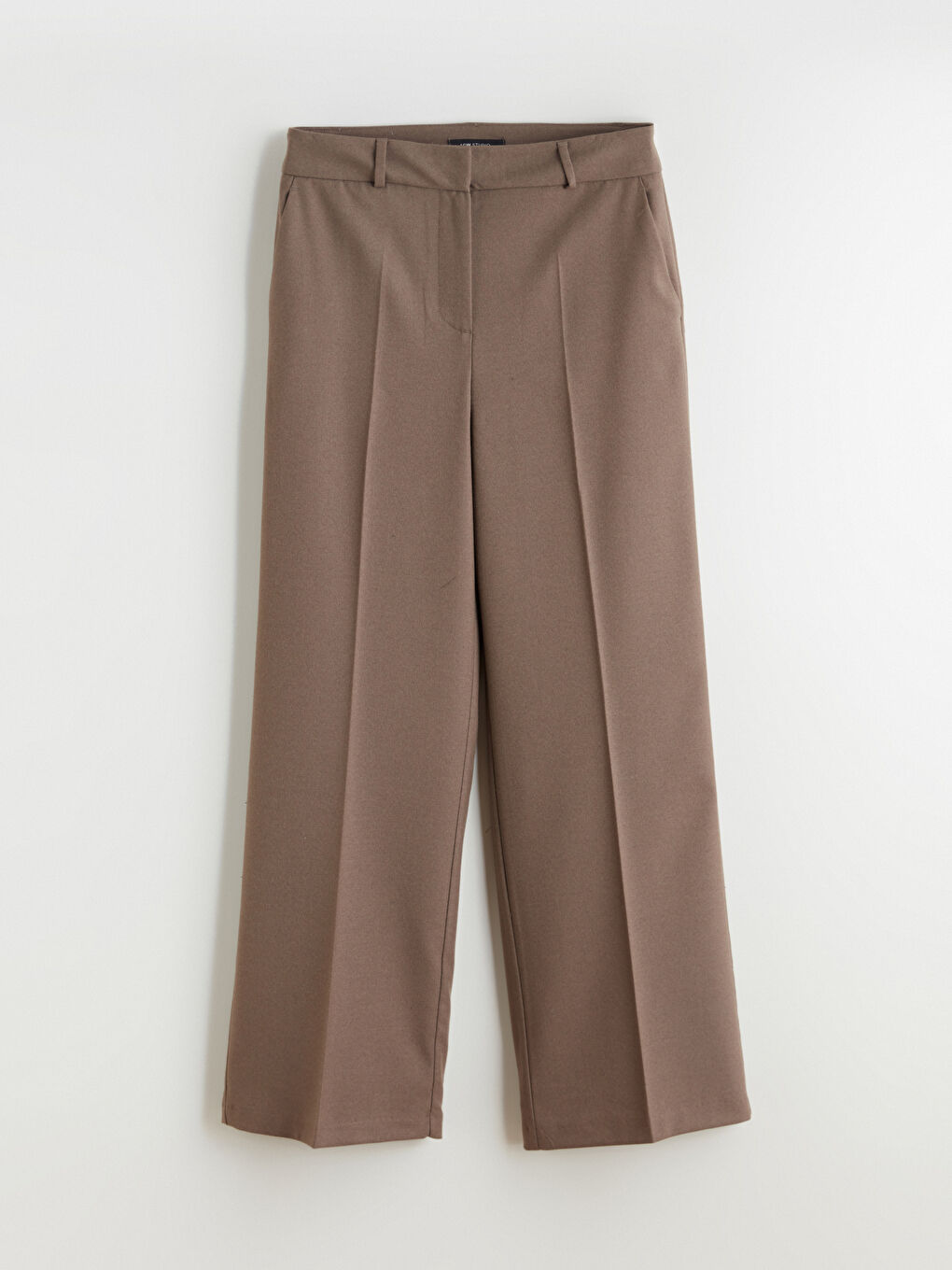 Regular Fit Wide Leg Women's Trousers-4