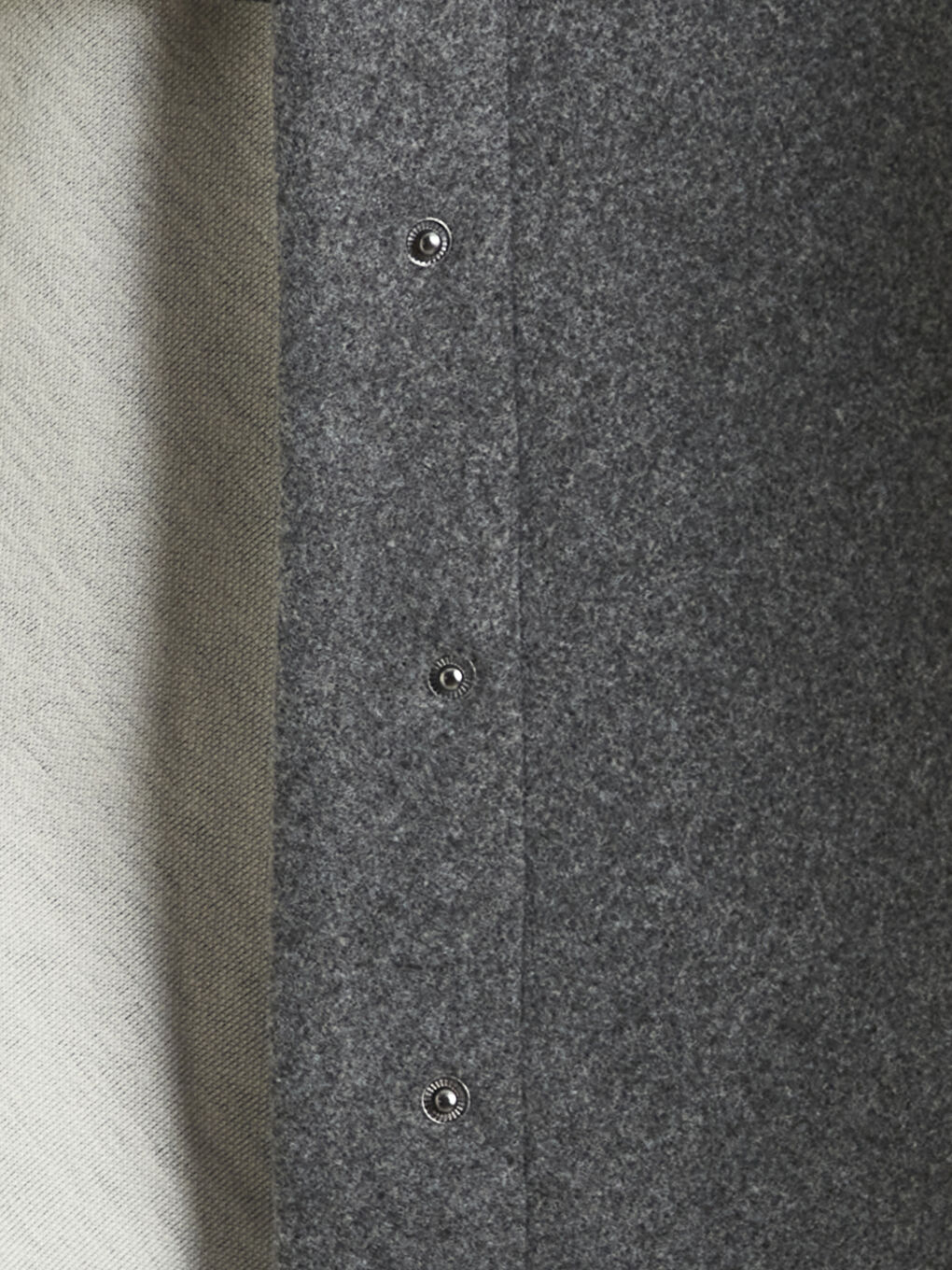 Gri Kapüşonlu Kız Çocuk Panço-2