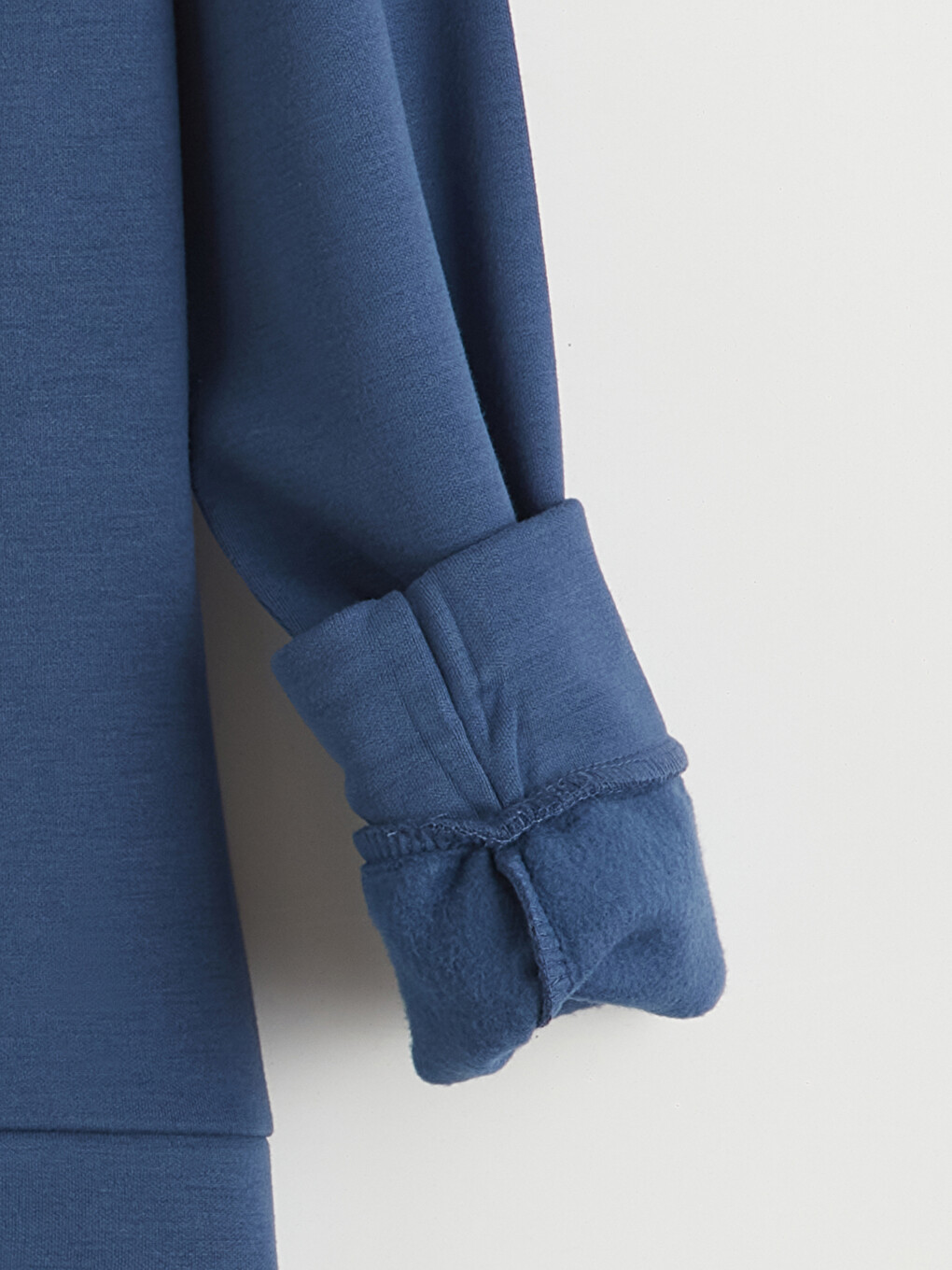 İndigo Baskılı Kız Çocuk Soft Touch Sweatshirt-1