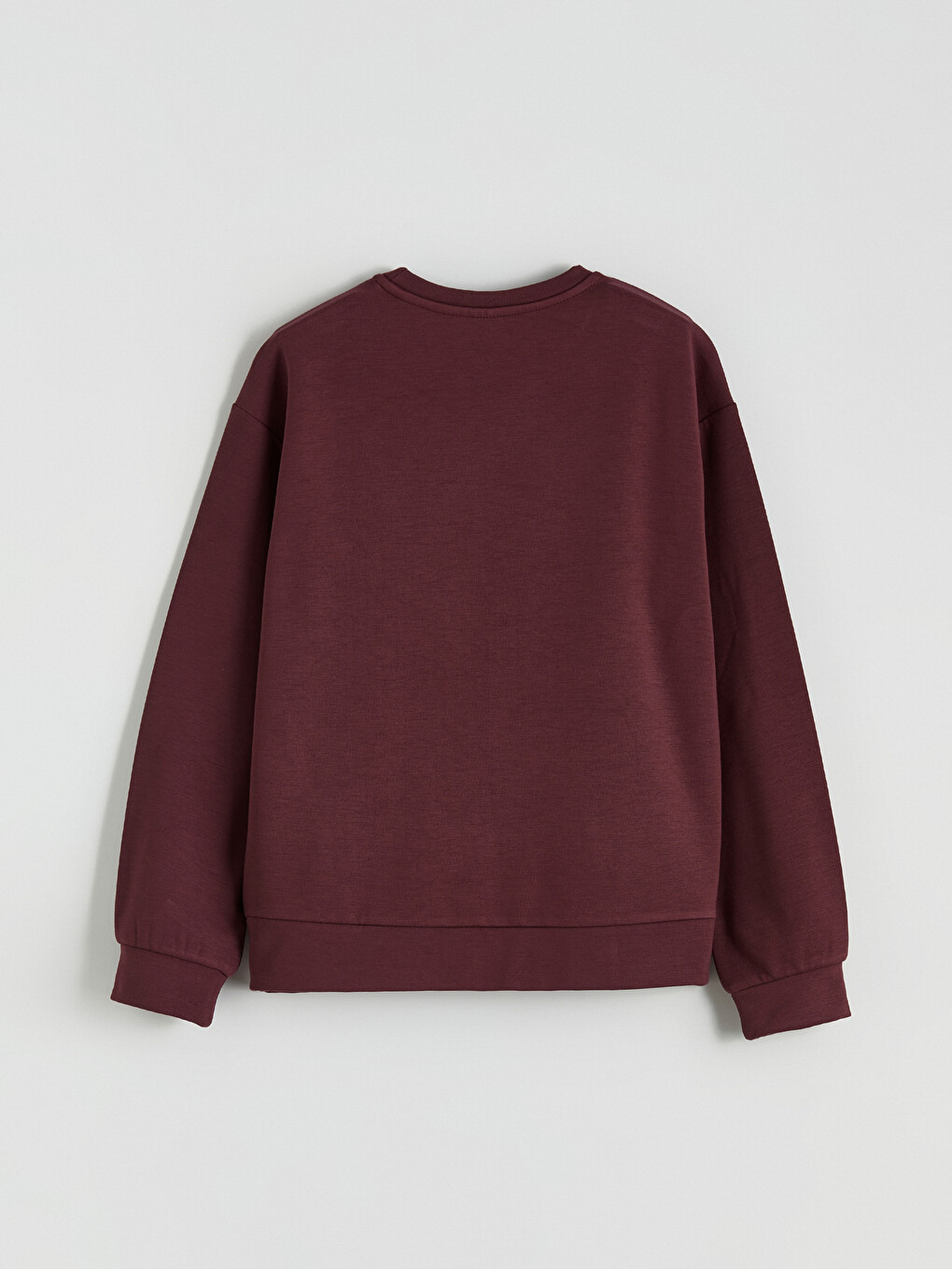 Mürdüm Baskılı Kız Çocuk Sweatshirt-2