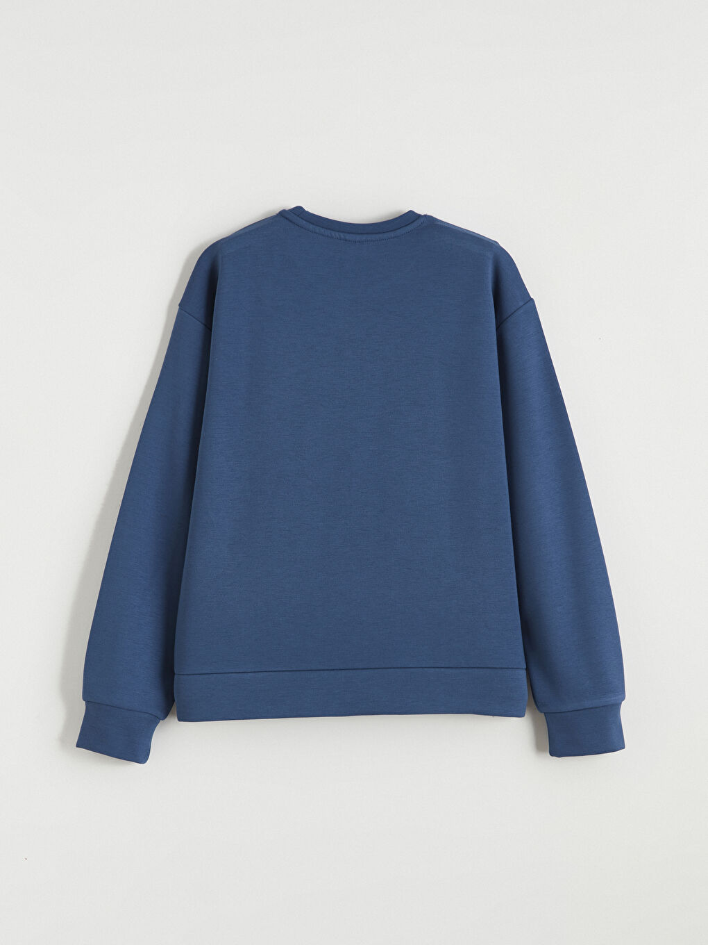 İndigo Bisiklet Yaka Kız Çocuk Sweatshirt ve Eşofman Altı-3