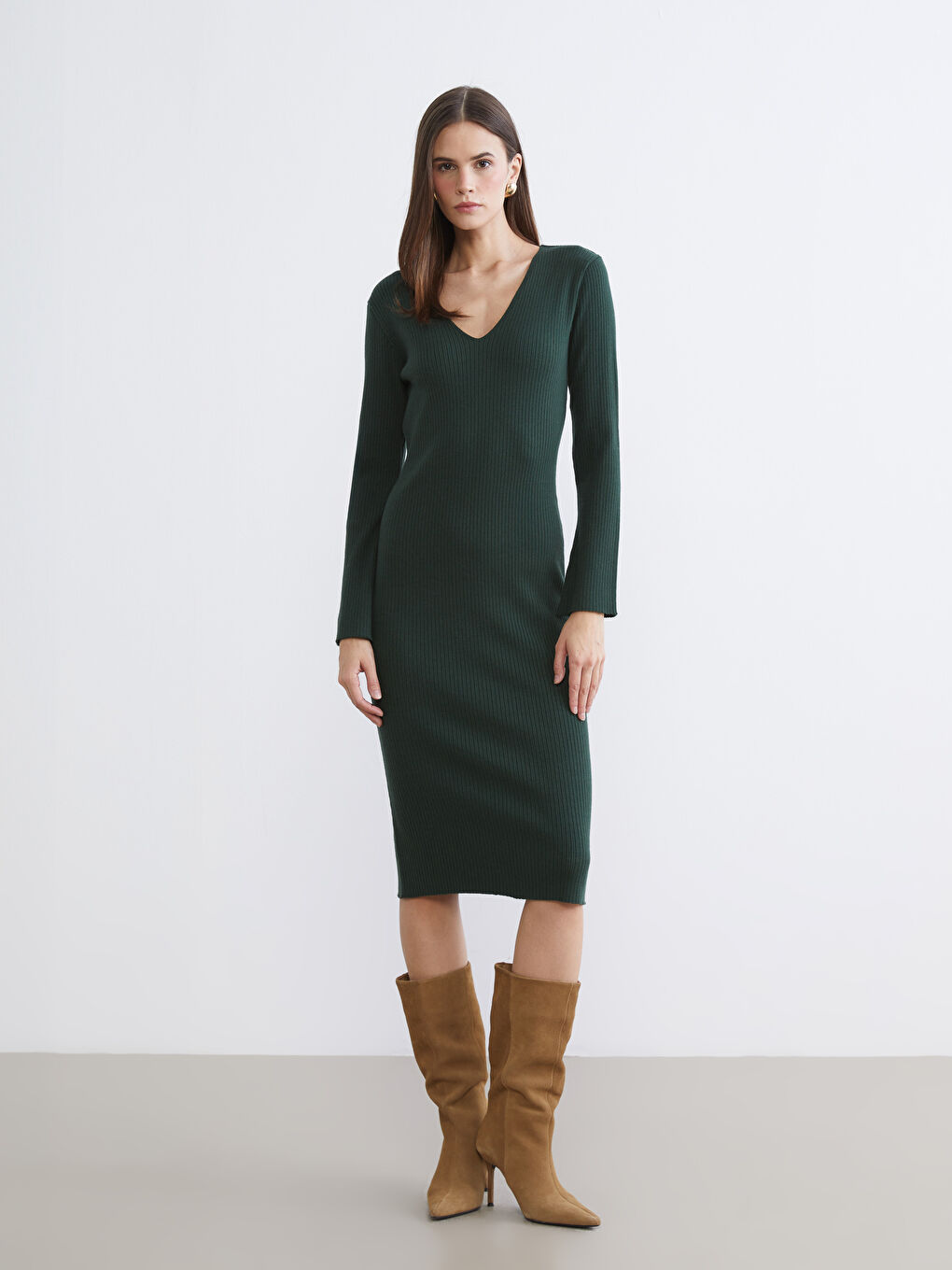 Әйелдер жасыл Көйлек-1