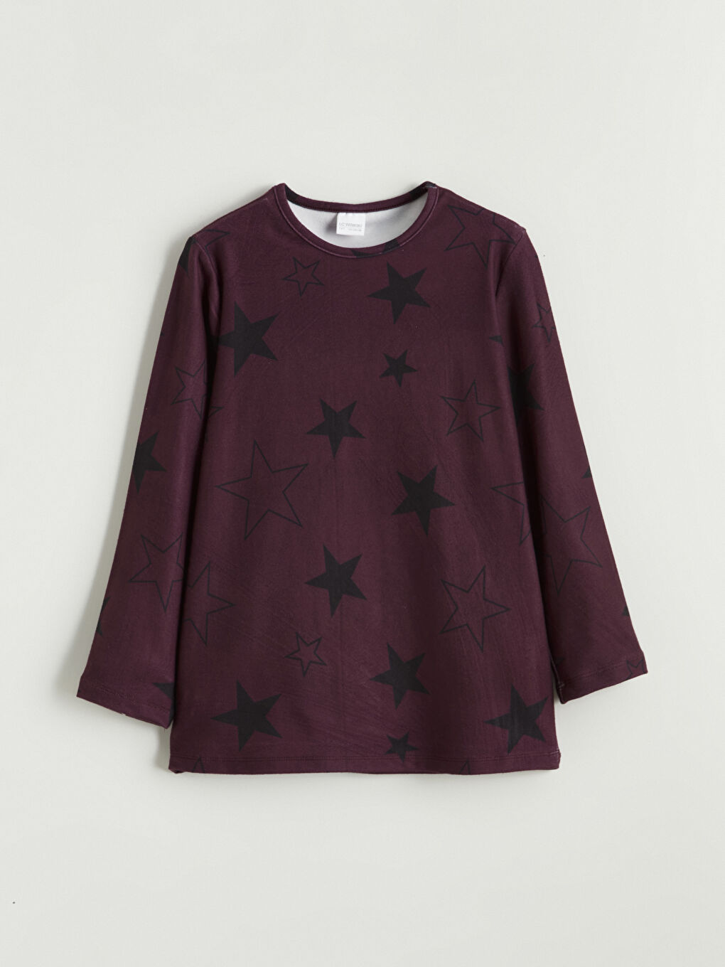 طقم بيجامة بنات مطبوع بكول مدور-1