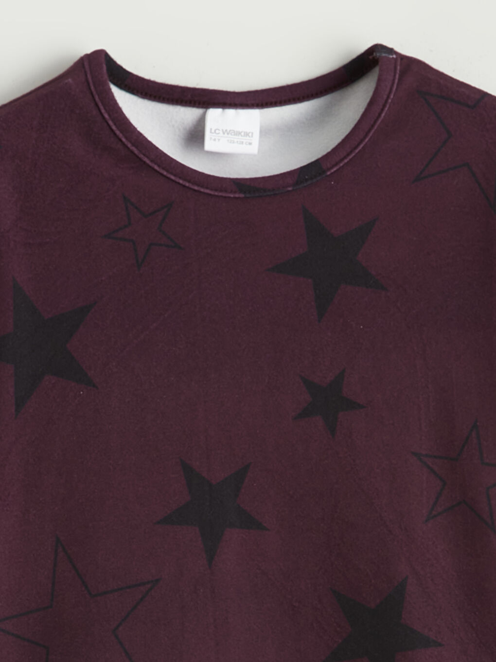 طقم بيجامة بنات مطبوع بكول مدور-2