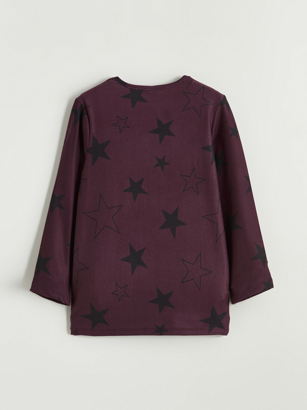 طقم بيجامة بنات مطبوع بكول مدور-3