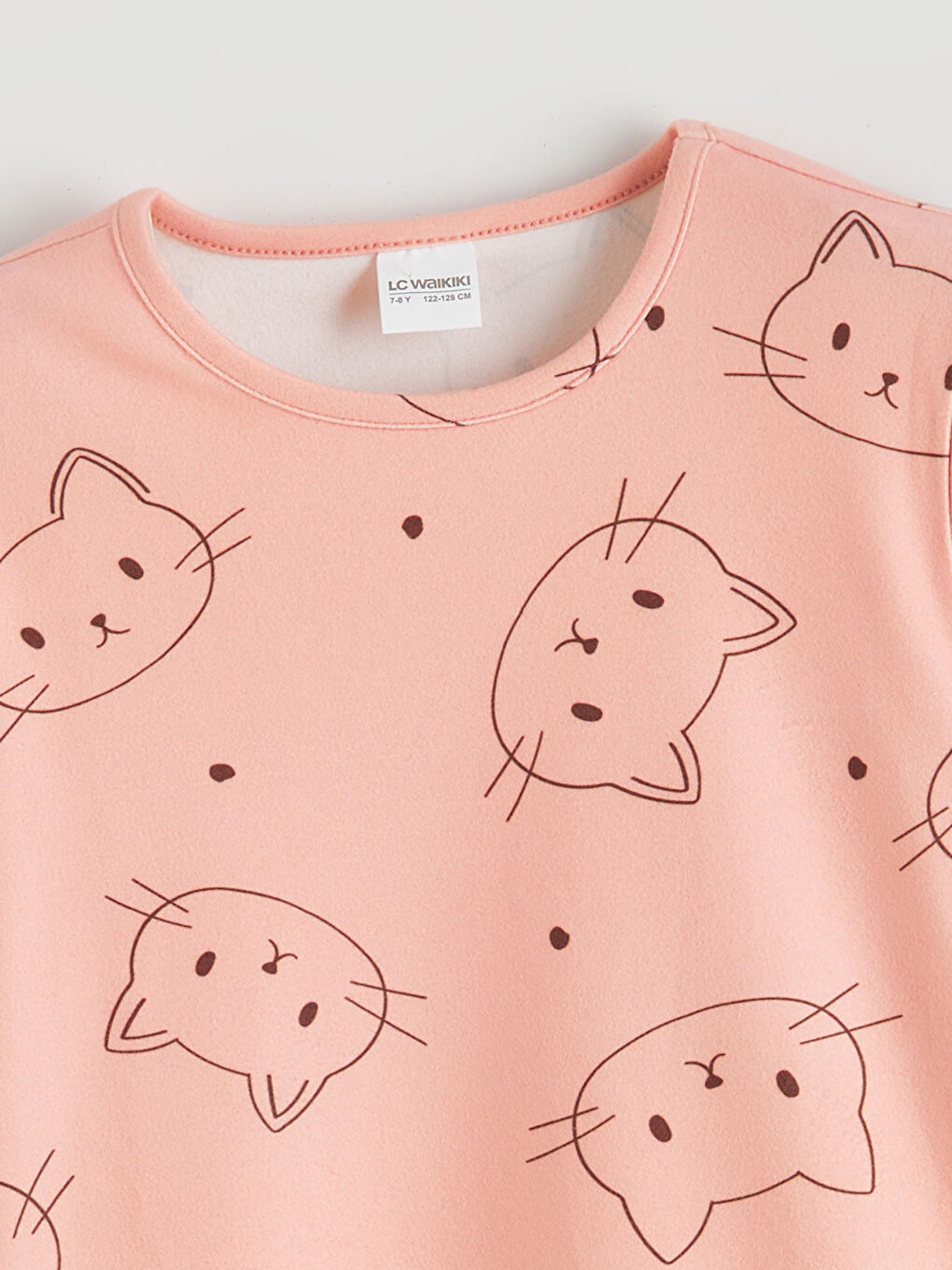 Crew Neck Polar Girls' Pyjama Set-2