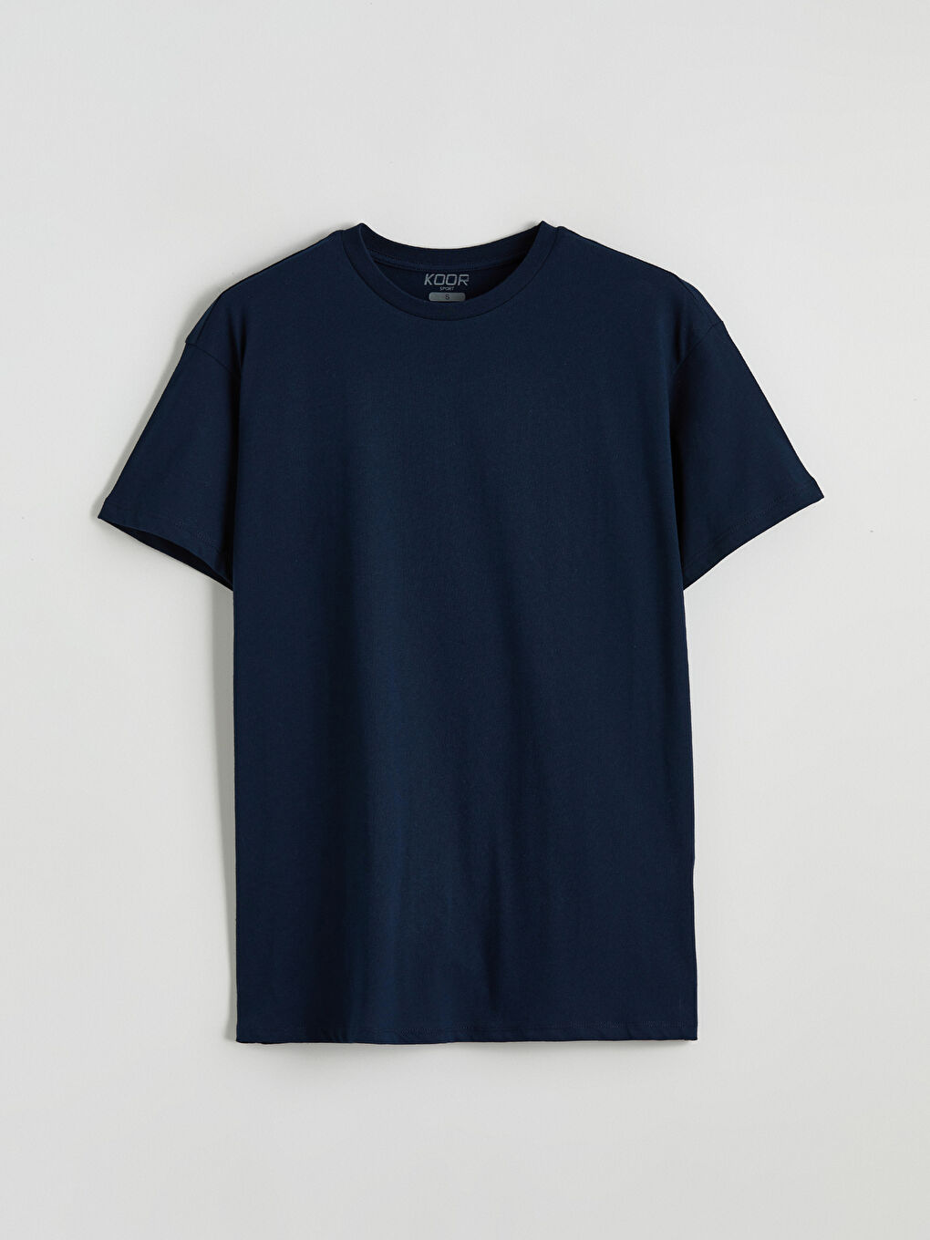 Mavi Bisiklet Yaka Baskılı Oversize Kadın Spor Tişört-5