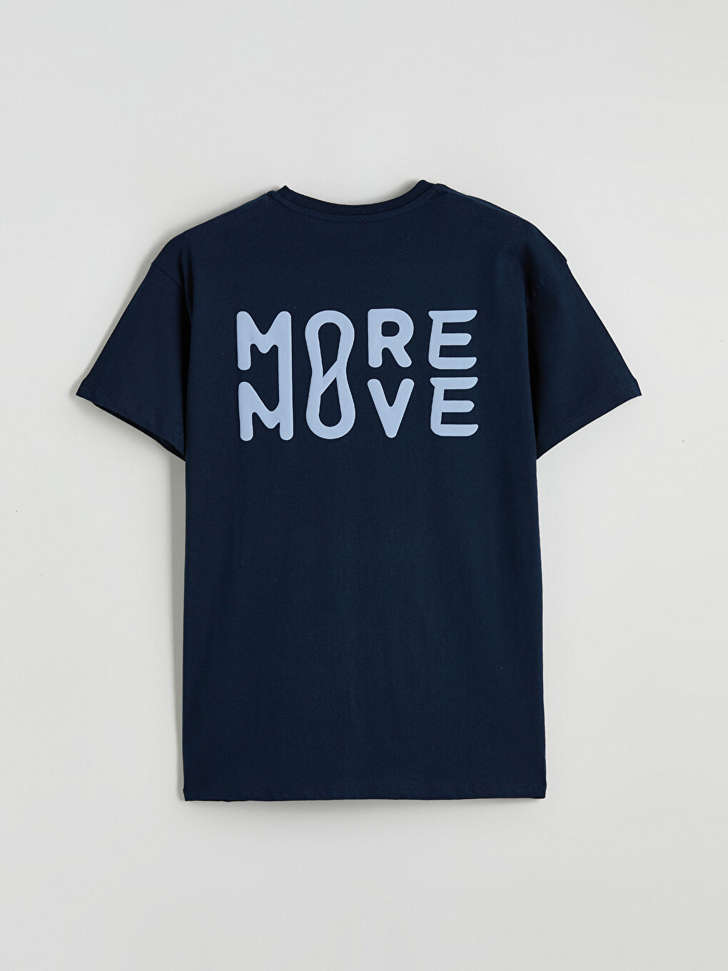 Mavi Bisiklet Yaka Baskılı Oversize Kadın Spor Tişört-7